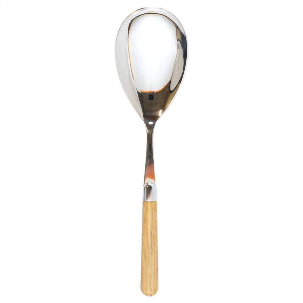 NEW VIETRI albero serving spoon in oak